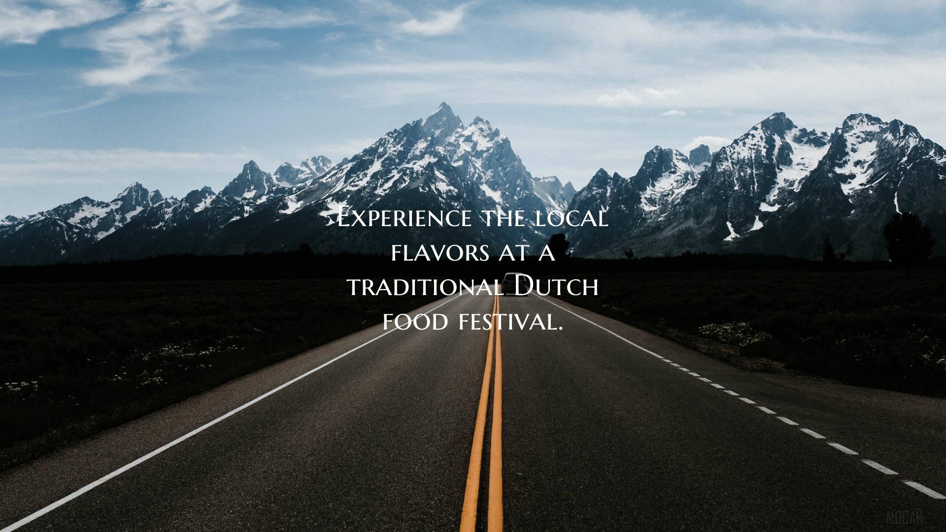 Experience the local flavors at a traditional Dutc...